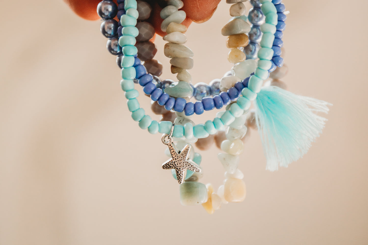 Beaded Bracelet Set of 5 - Choose Your Style