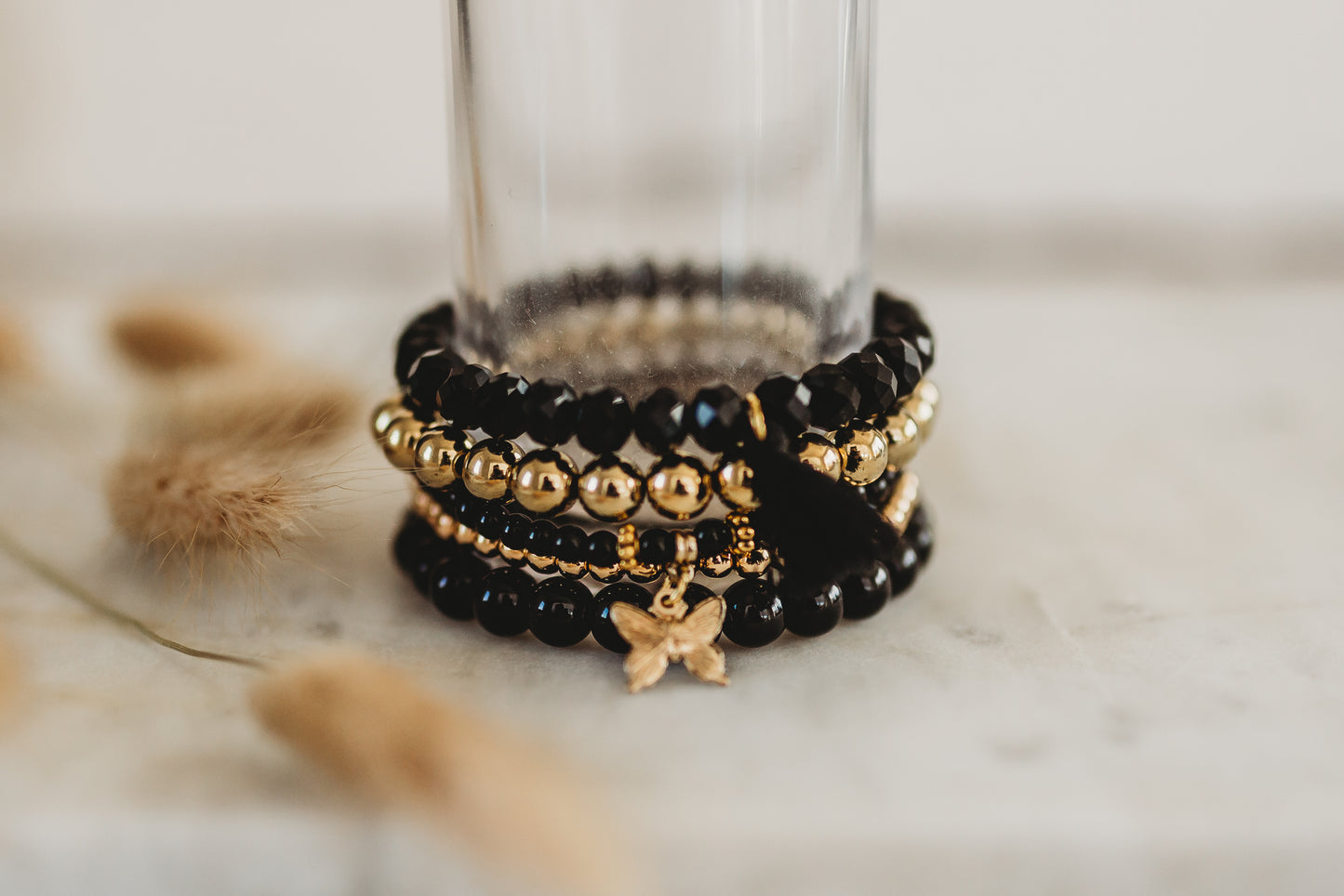 Beaded Bracelet Set of 5 - Choose Your Style