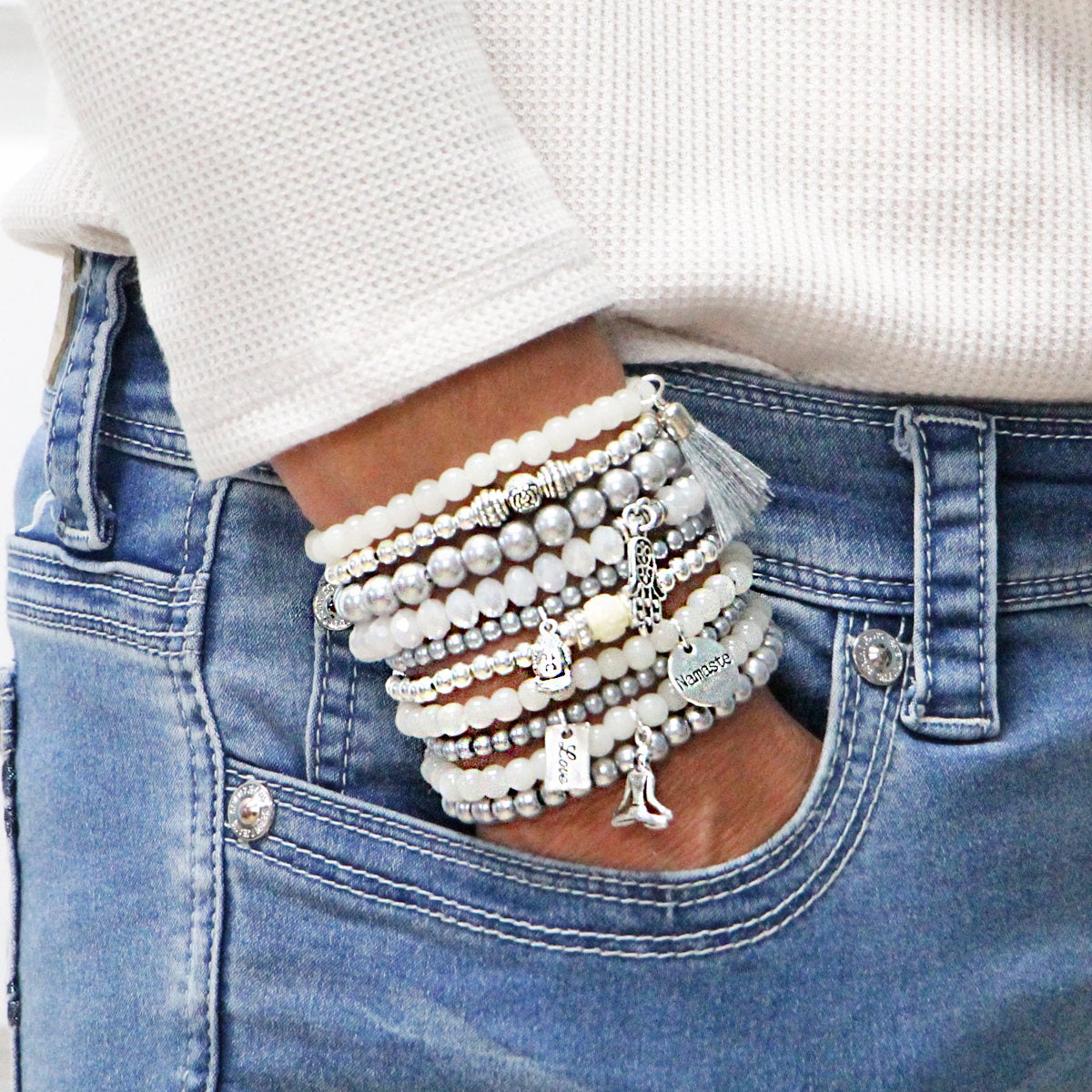 Beaded Stacked Bracelets