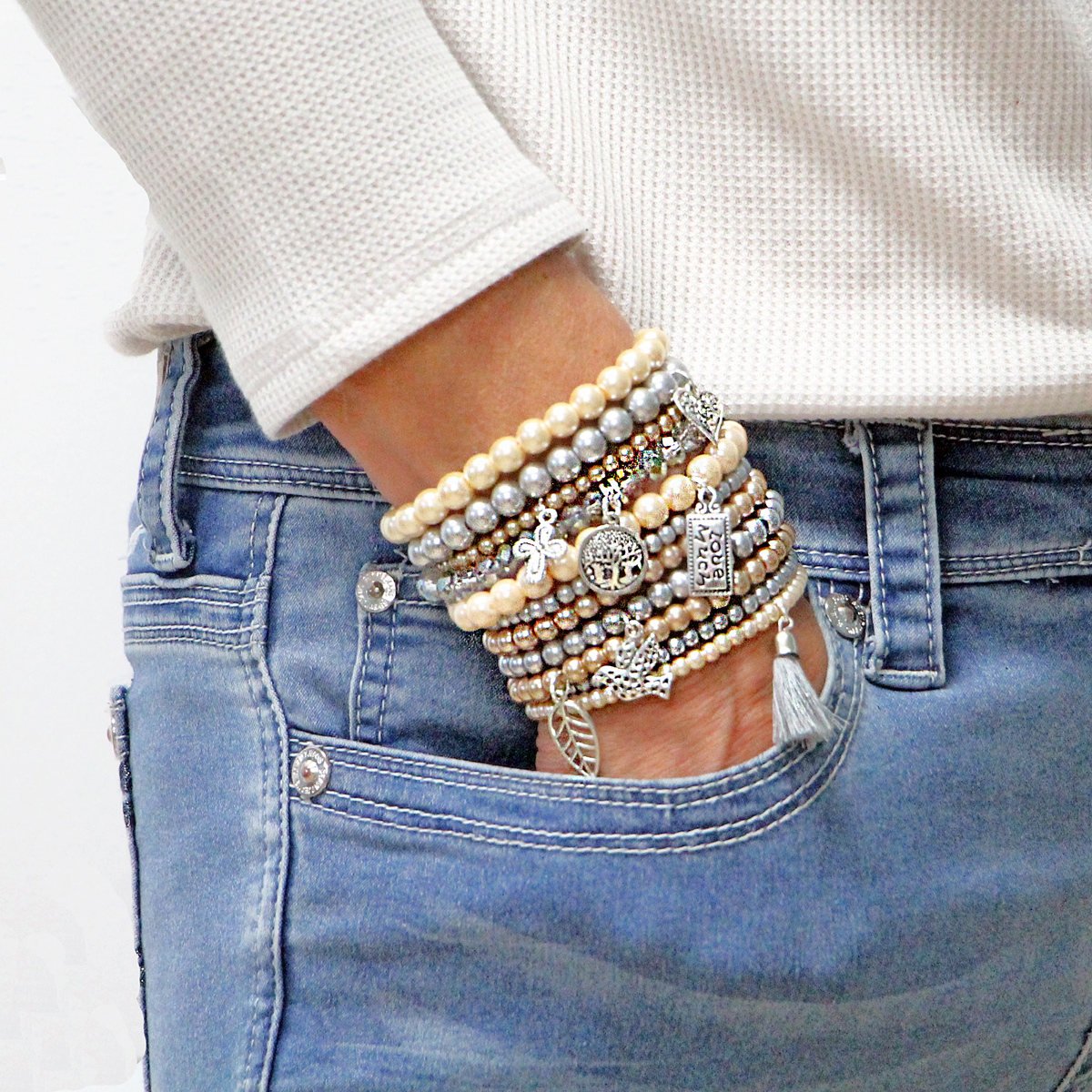 Camila - Beaded Bracelets Set