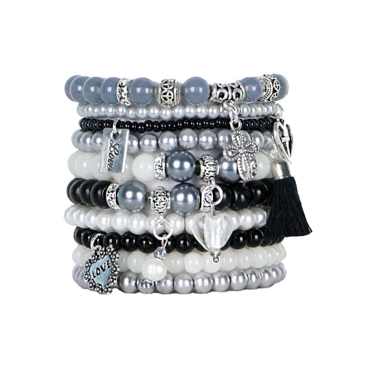 Alina - Beaded Bracelets Set