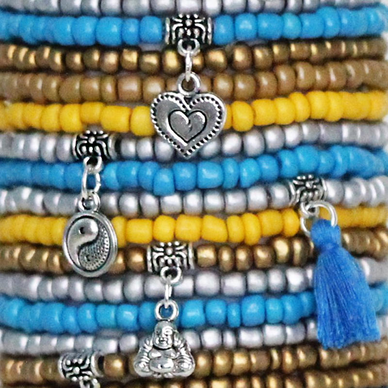 Laney - Seed Bead Bracelets Set