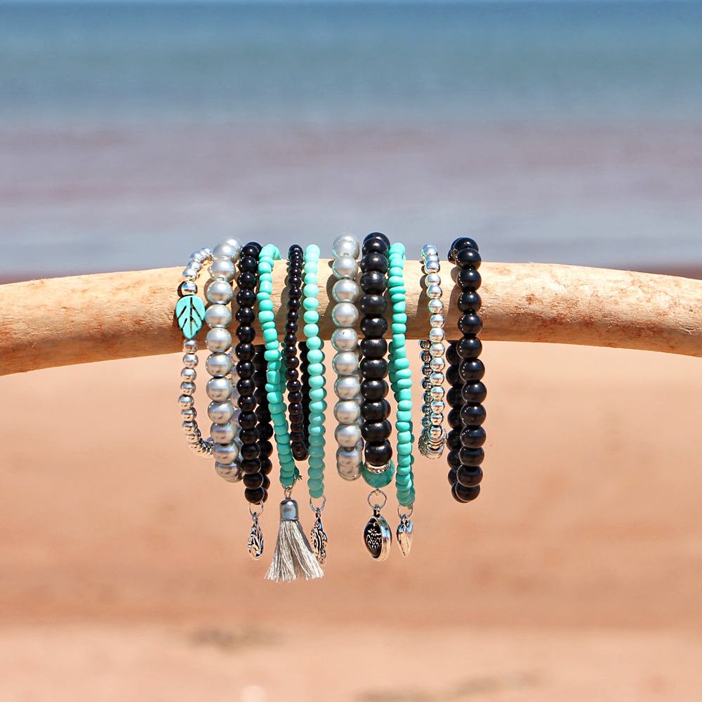 Blair - Beaded Bracelets Set
