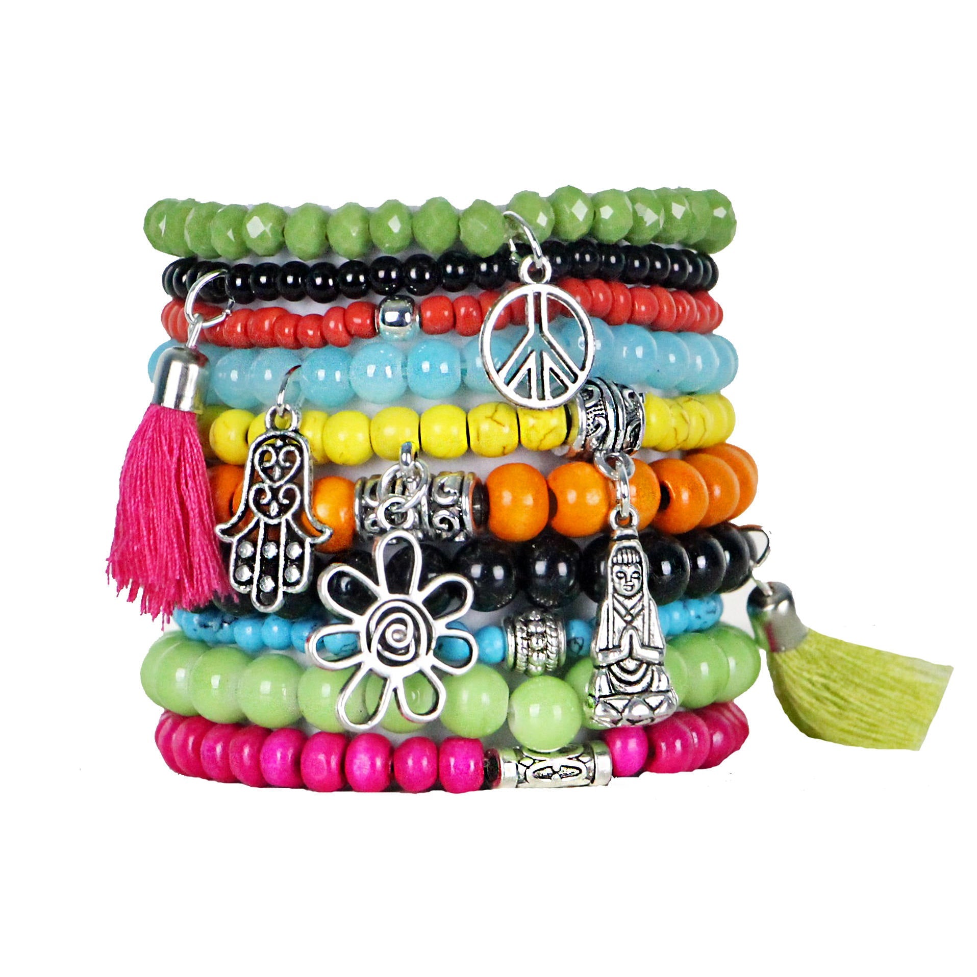 Beaded Stacked Bracelets