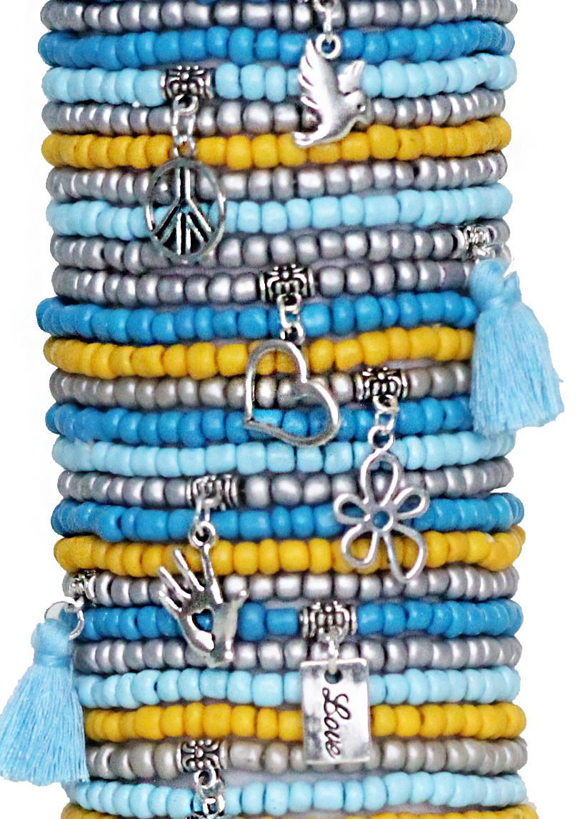 Beaded Stacked Bracelets