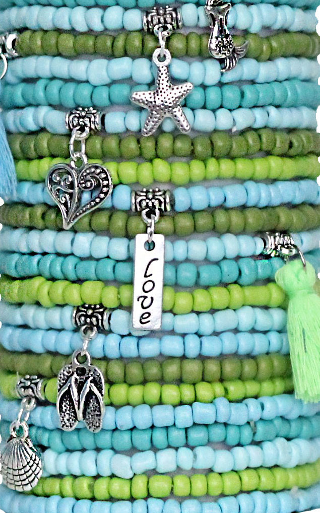 Beaded Stacked Bracelets