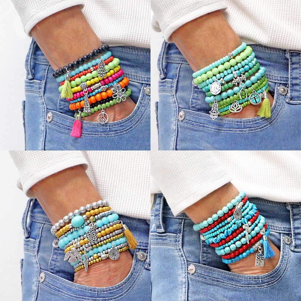 Liberty - Beaded Bracelets Set