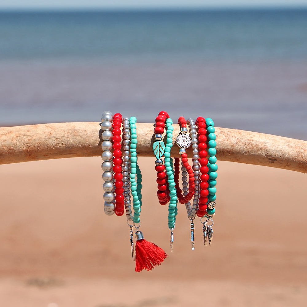 Beaded Stacked Bracelet
