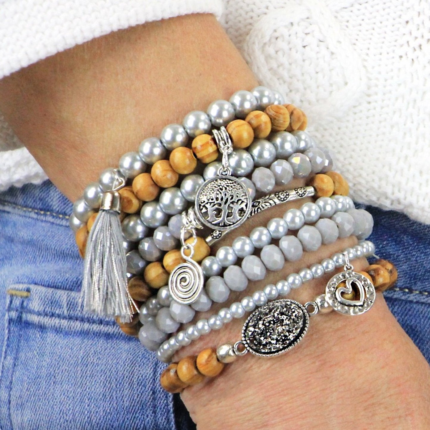 Arlette - Stacking Bracelets Set