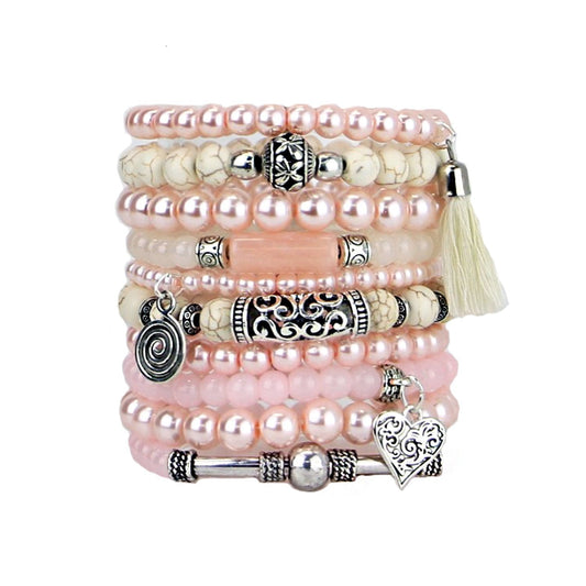 Beaded Stacked Bracelet