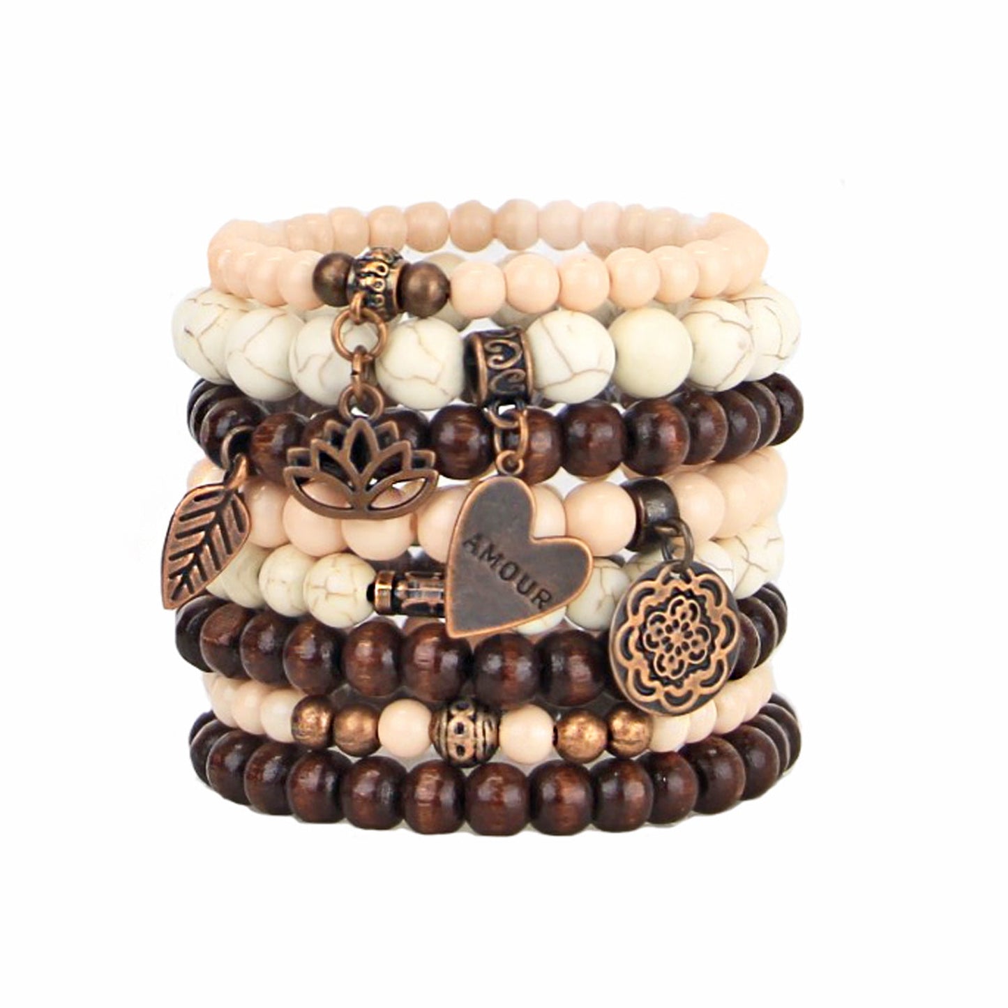 Amour - Beaded Bracelets Set