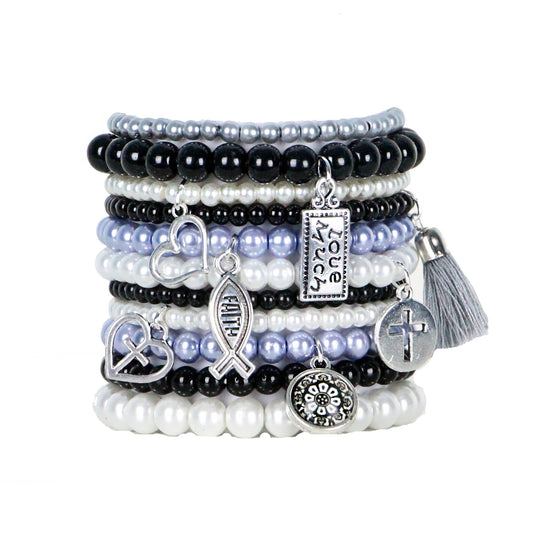 Michaela - Beaded Bracelets Set