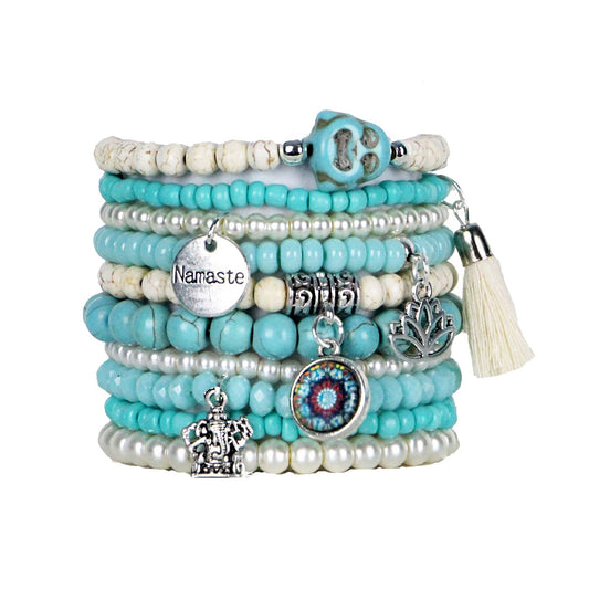 Beaded Stacked Bracelets