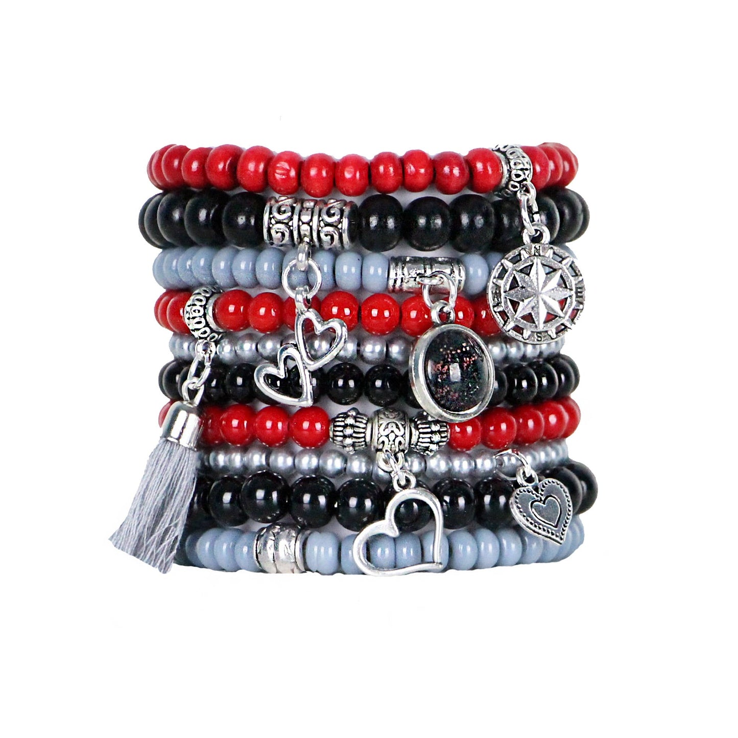 Beaded Stacked Bracelets