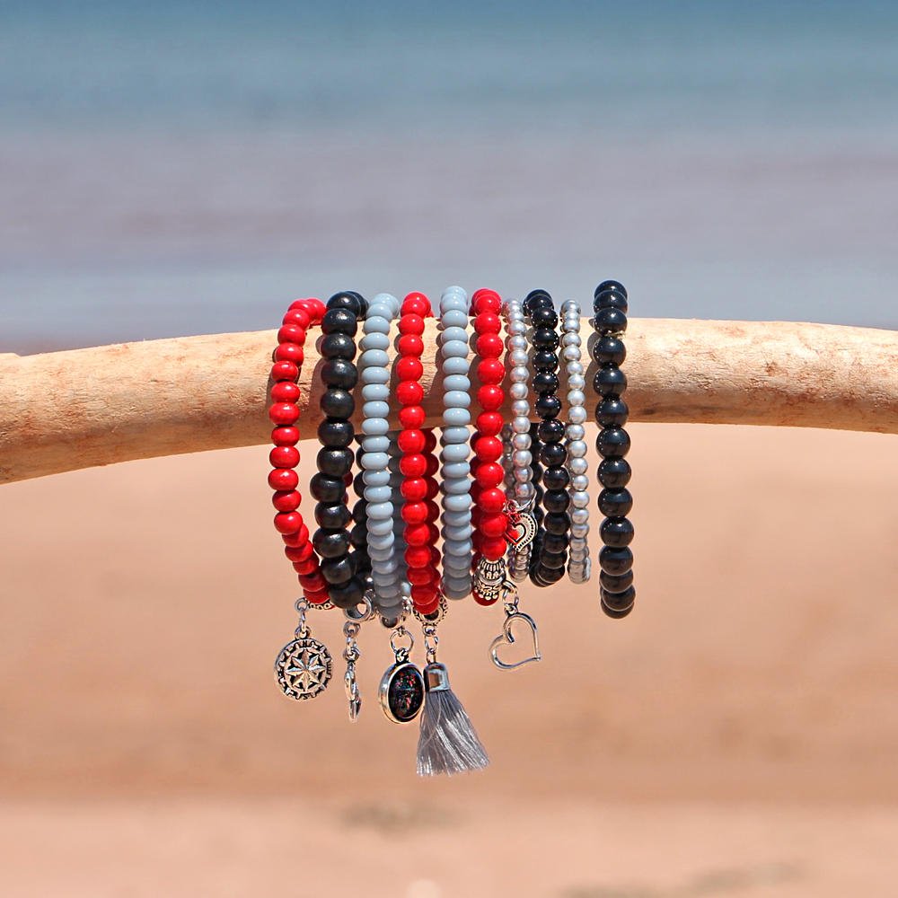 Beaded Stacked Bracelets