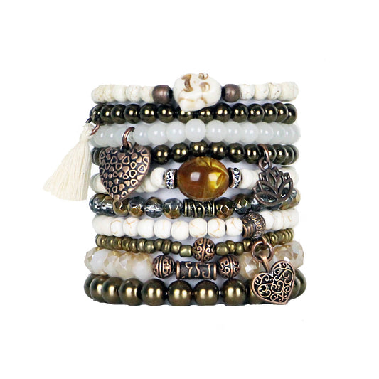 Beaded Stacked Bracelets