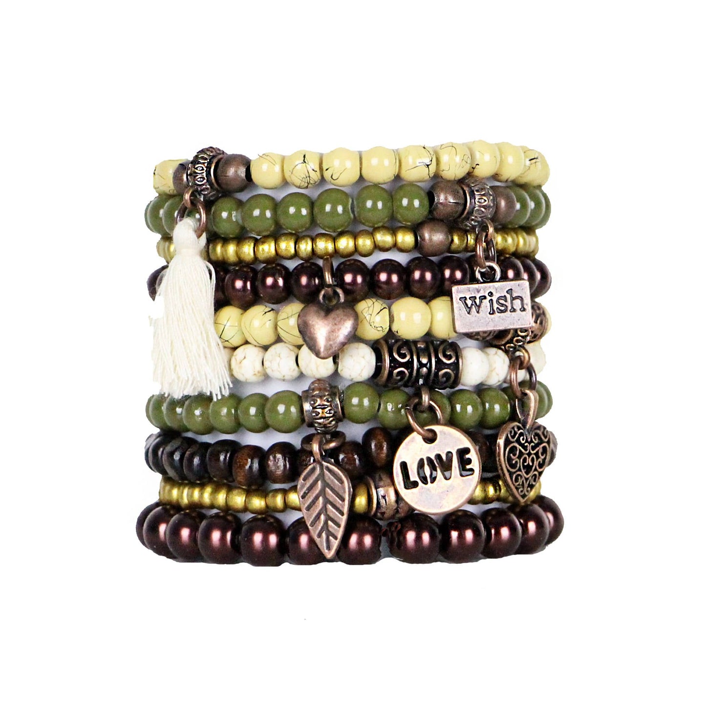 Beaded Stacked Bracelets