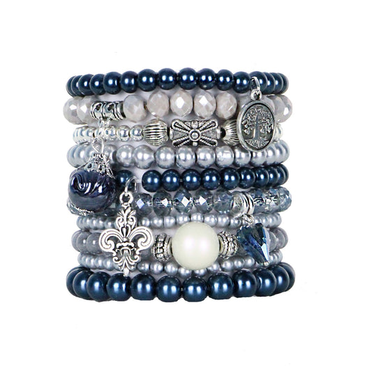 Lis - Beaded Bracelets Set