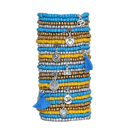 Laney - Seed Bead Bracelets Set