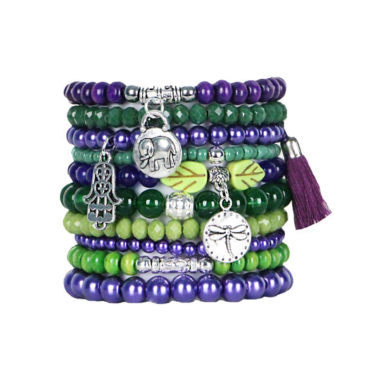 Beaded Stacked Bracelet