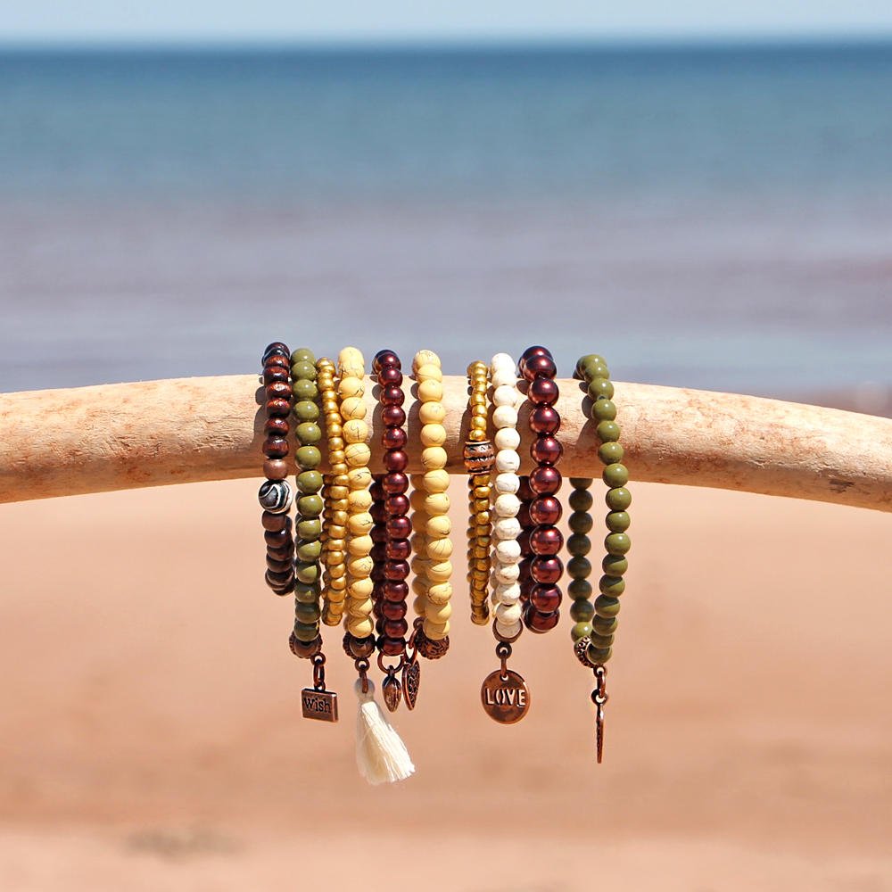 Beaded Stacked Bracelets