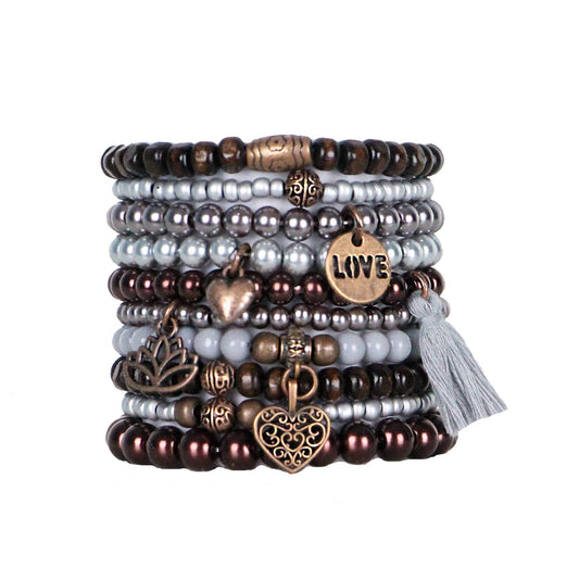 Beaded Stacked Bracelets