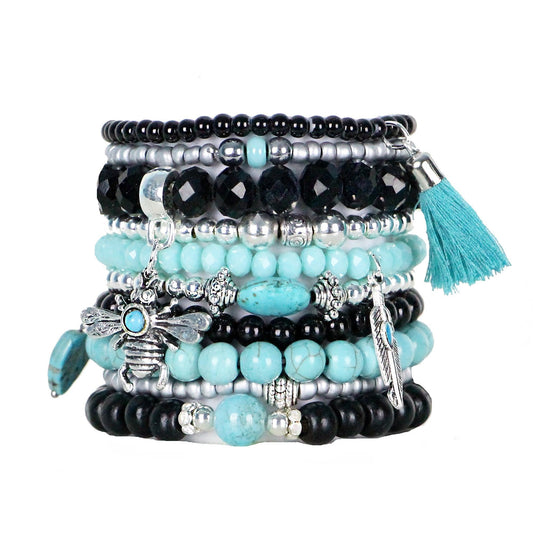 Beaded Stacked Bracelets