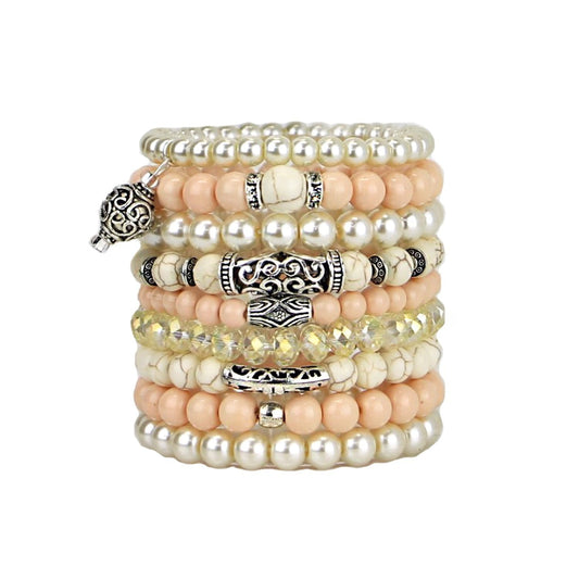 Peachy - Stacking Bracelets Set